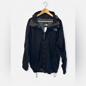 The North Face Men’s Black Hooded Nylon Windbreaker Jacket Size XL
